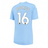 Manchester City Rodri Hernandez #16 Replica Home Shirt Ladies 2023-24 Short Sleeve